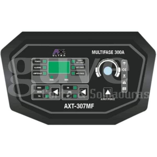 AXT-307MF Soldadora inversor, Electrodo y TIG LIFT Multifase
