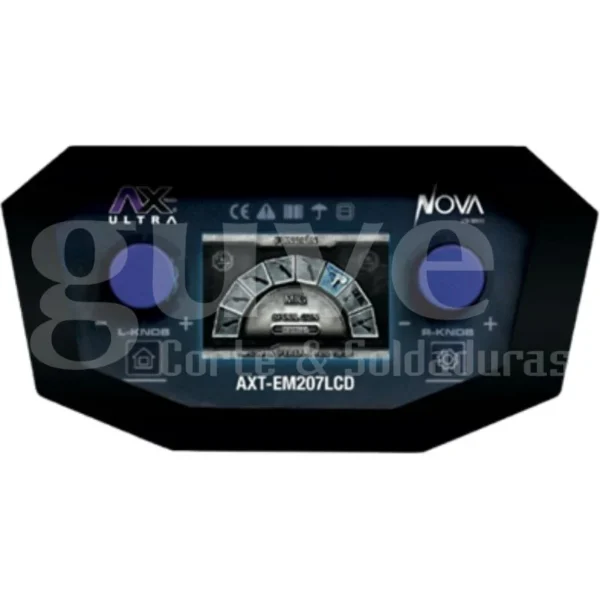 AXT-EM207LCD Soldadora inversor, MIG GAS/NO GAS, Electrodo y TIG LIFT