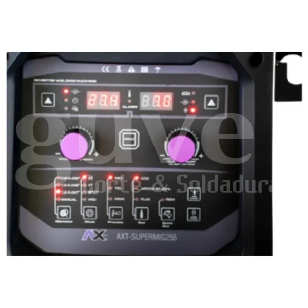 AXT-SUPERMIG255 Soldadora inversor, MIG GAS/NO GAS, Electrodo y TIG LIFT - Image 5