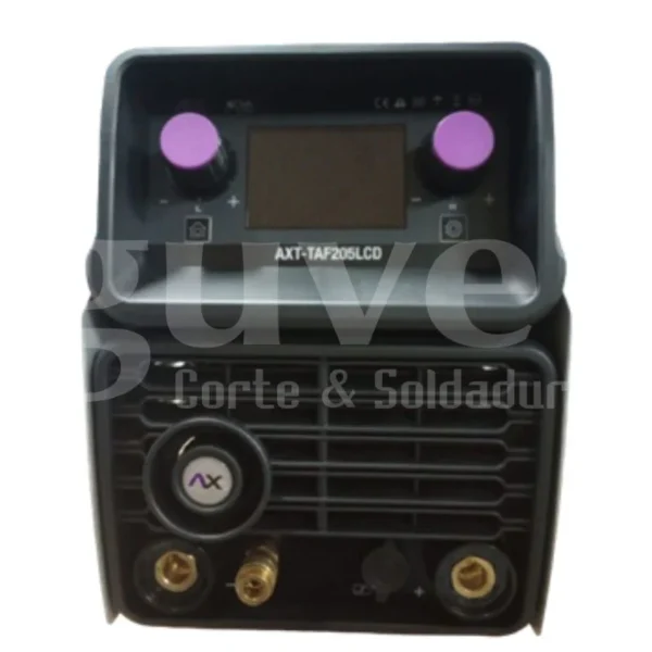 AXT-TAF205LCD Soldadora inversor, Electrodo y TIG HF, CD/CA Bi-Voltaje Especial para soldar aluminio