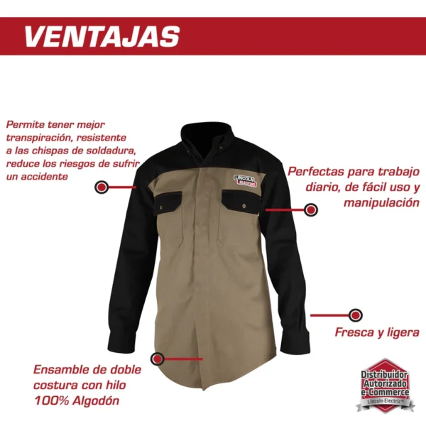 Camisola Soldador Lincoln Profesional RFTA - Image 5
