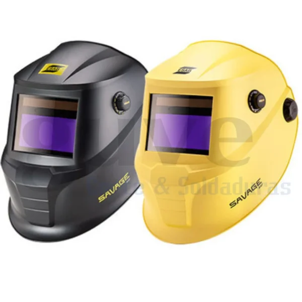 Careta Electrónica ESAB SAVAGE A40 AMARILLA