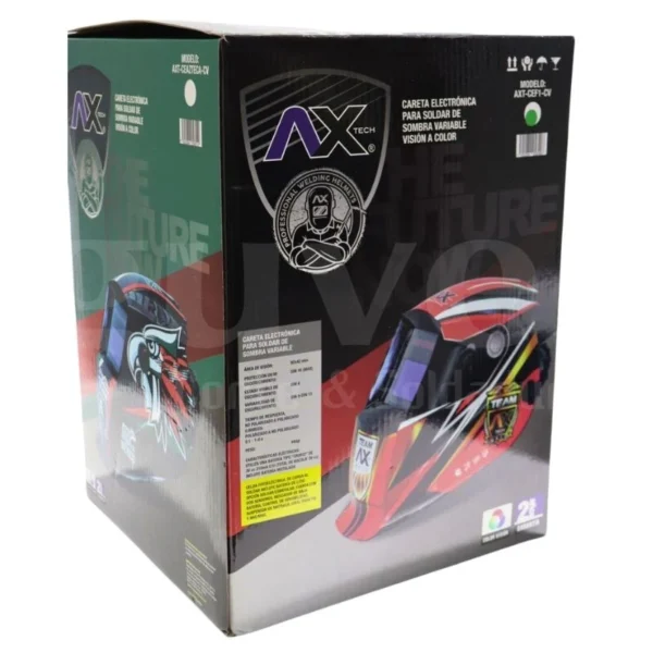 Careta electrónica AXTECH AXT-CF1R