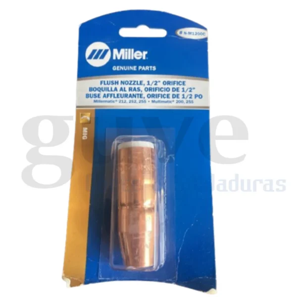 NOZZLE ACCULOCK MDX 1/2,FLUSH, COPPER N-M1200C