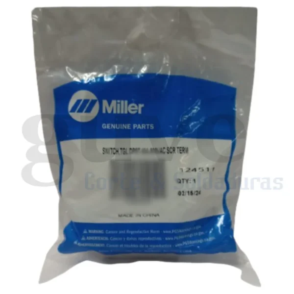 SWITCH TGL DPST 40A 600VAC SCR TERM MILLER 124511
